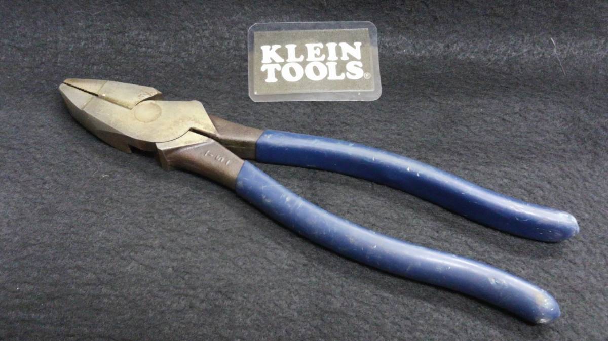 <D12113> KLEIN クライン 電工ペンチ D213-9NE カッティングプライヤー拍卖