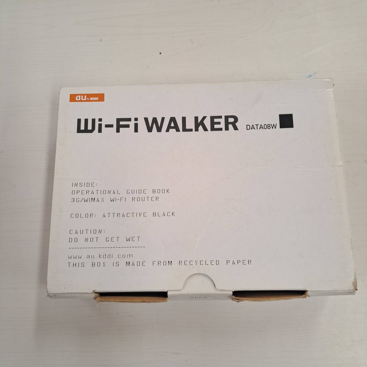 (T)(G)au Wi-Fi WALKER DATA08W HUAWEI HWD08SKA アトラクティブブラック拍卖