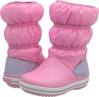 37640 クロックス バンド ウィンター ブーツ キッズ 206550 ピンク レモネード/ラベンダー 15.5㎝ ヤマト宅急便拍卖