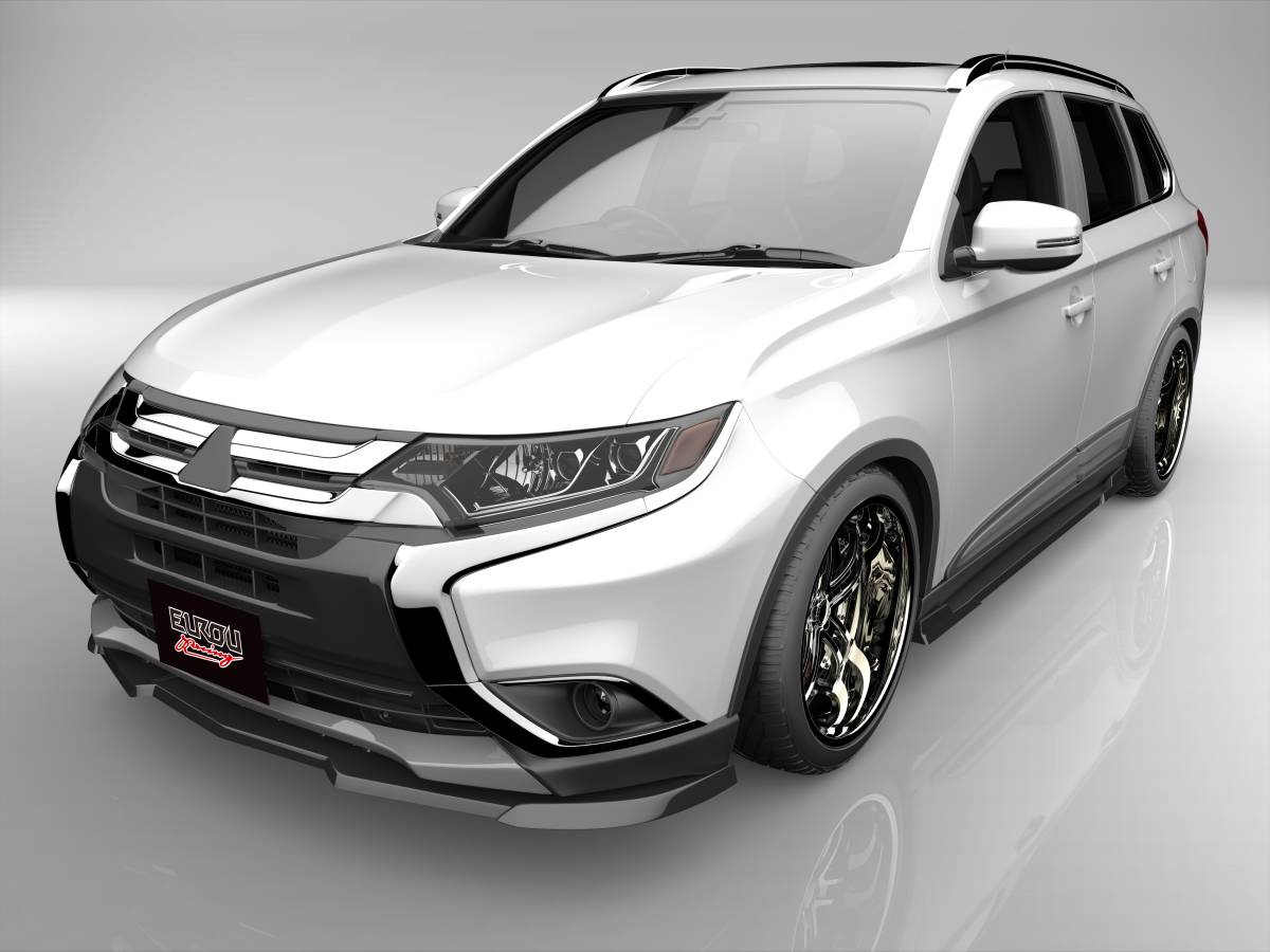 GF7W GF8W アウトランダー 中期 後期 フロントアンダースポイラー サイドステップ 2点キット エアロパーツ拍卖