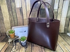 【姫路レザー】カバン バック トートバッグ 革 本革 内ポケット付き A4サイズが入る カスタマイズOK商品拍卖