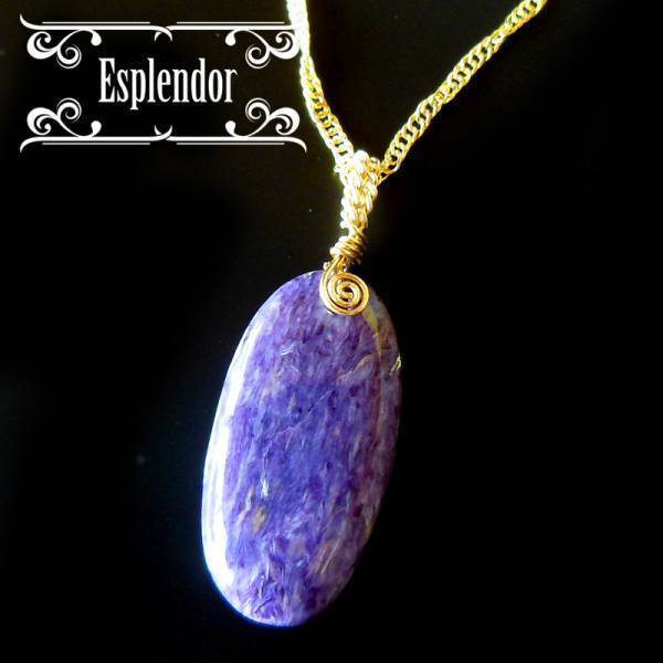 ロシア産・20カラットAAAチャロアイトペンダント拍卖