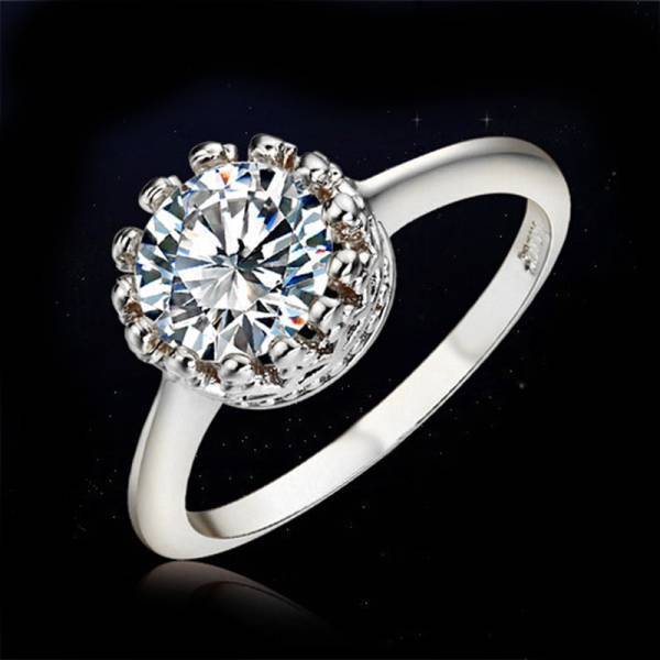 高品質・大粒czダイヤモンドリングW 15号拍卖