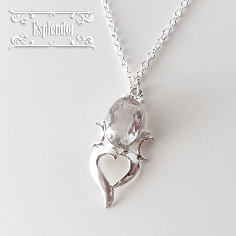 ホワイトトパーズ シルバーペンダントネックレスC拍卖