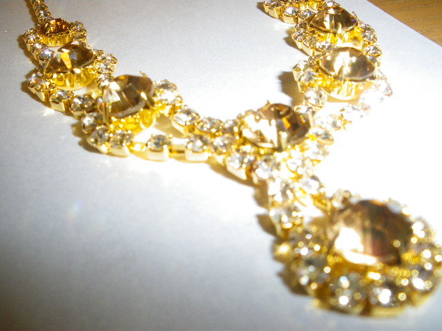 新品◎社交ダンス アクセサリー¥900~ ネックレス&イヤリング ゴールド拍卖