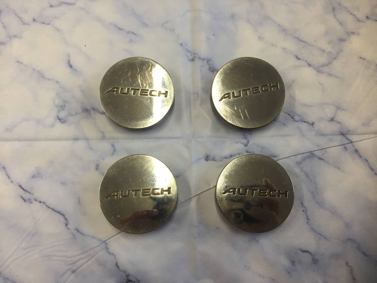 ◆S1106-1◆送料無料!◆日産純正◆AUTECH◆オーテック◆センターキャップ◆40342 1A310/320◆4個セット◆中古品◆拍卖