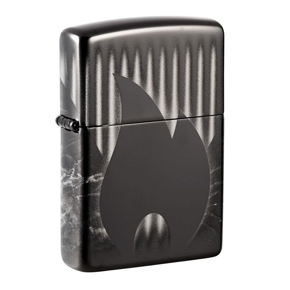ジッポー オイルライター アメリカ加工 USA 4面レーザー彫刻 ファイヤーロゴ ブラックアイス 48738x1本拍卖