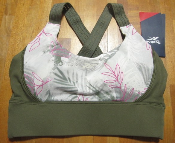 *送料無料*新品*S*Reebok*スポーツブラ*3Dパッド付*UPF50*リーボック*拍卖