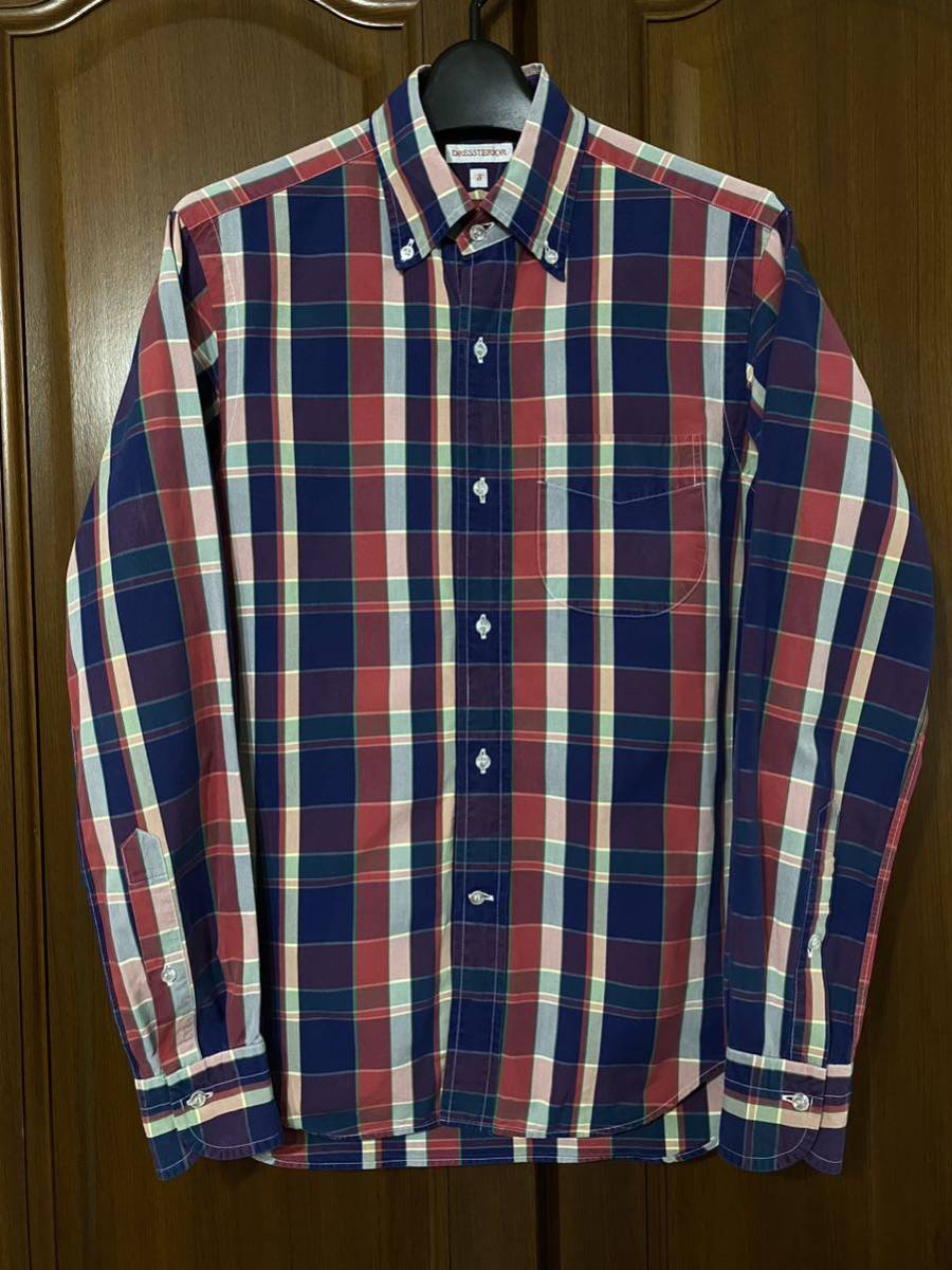 DRESSTERIOR ドレステリア チェック ボタンダウンシャツ サイズS拍卖