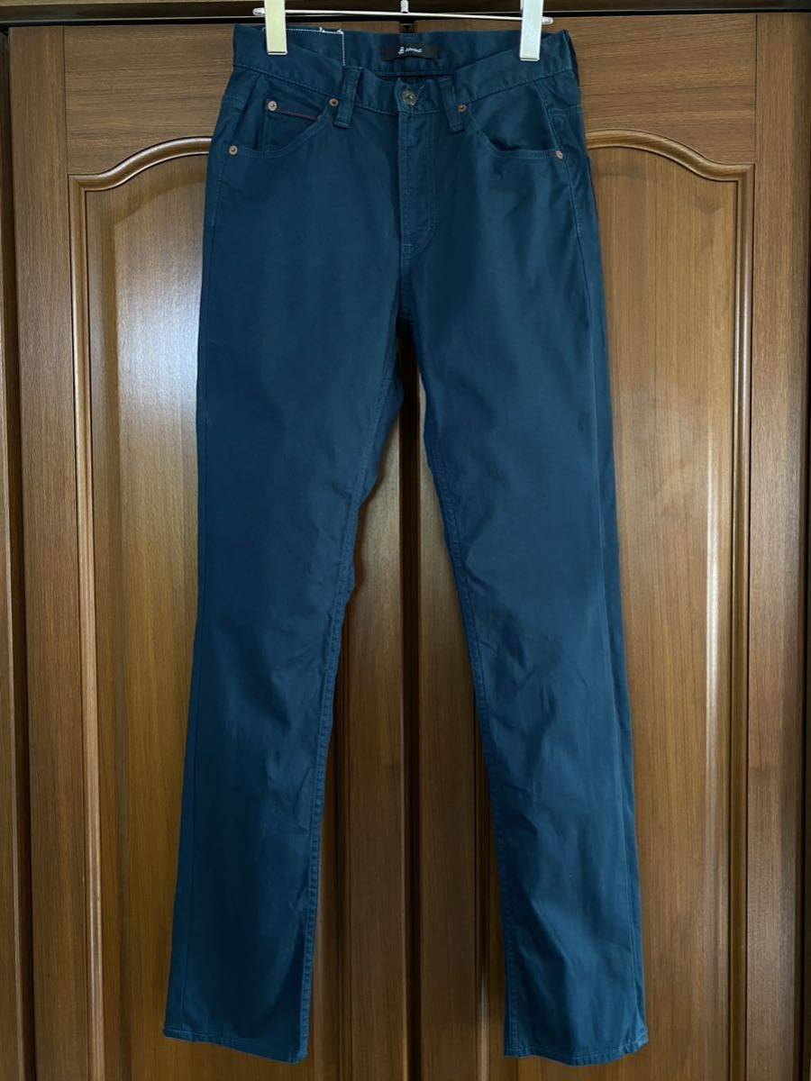 Johnbull ジョンブル ストレッチ スキニー 5ポケットパンツ グリーン系 サイズS拍卖