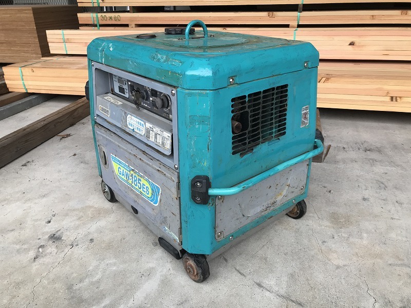 デンヨー/DENYO ガソリンエンジン 溶接発電機 GAW-185ES NO.2拍卖