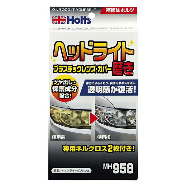 ホルツ/Holts ヘッドライトポリッシュ 小キズ・黄ばみ除去 MH958/拍卖