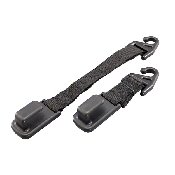 ヘッドレスト買い物フック 2コ入り 対応重量:約5kg ブラック 車 買い物袋フック/ヤック PZ-716拍卖