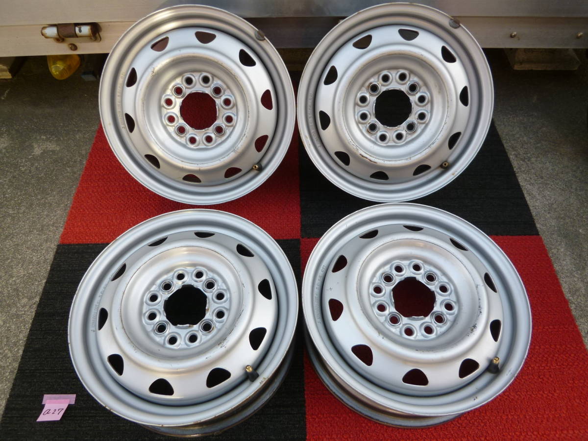 ★ウェッズ キャロウィン PE-401 社外 スチールホイール 鉄チン 13インチ 4J +40 PCD100/110/114.3-4穴 ハブ径67㎜ 4本セット【A27】拍卖