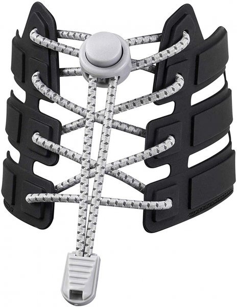 靴ひも 結ばない 靴紐 ほどけない くつひも 伸縮 ゴム 伸びる靴紐 脱ぎ履き ワンタッチ 楽々 大人 子供 レースロック(ホワイト)拍卖