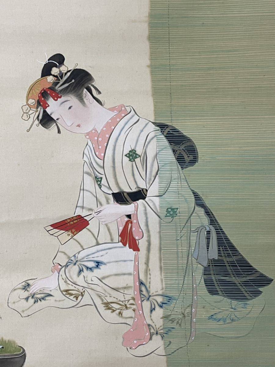 即決!模写 素香/夏美人画(検索=伊東深水 鏑木清方 鰭崎英朋 菊池契月 島成園 北野恒富 中村貞以 蕉園 輝方 伊藤小坡 上村松園 千種 祭り)拍卖