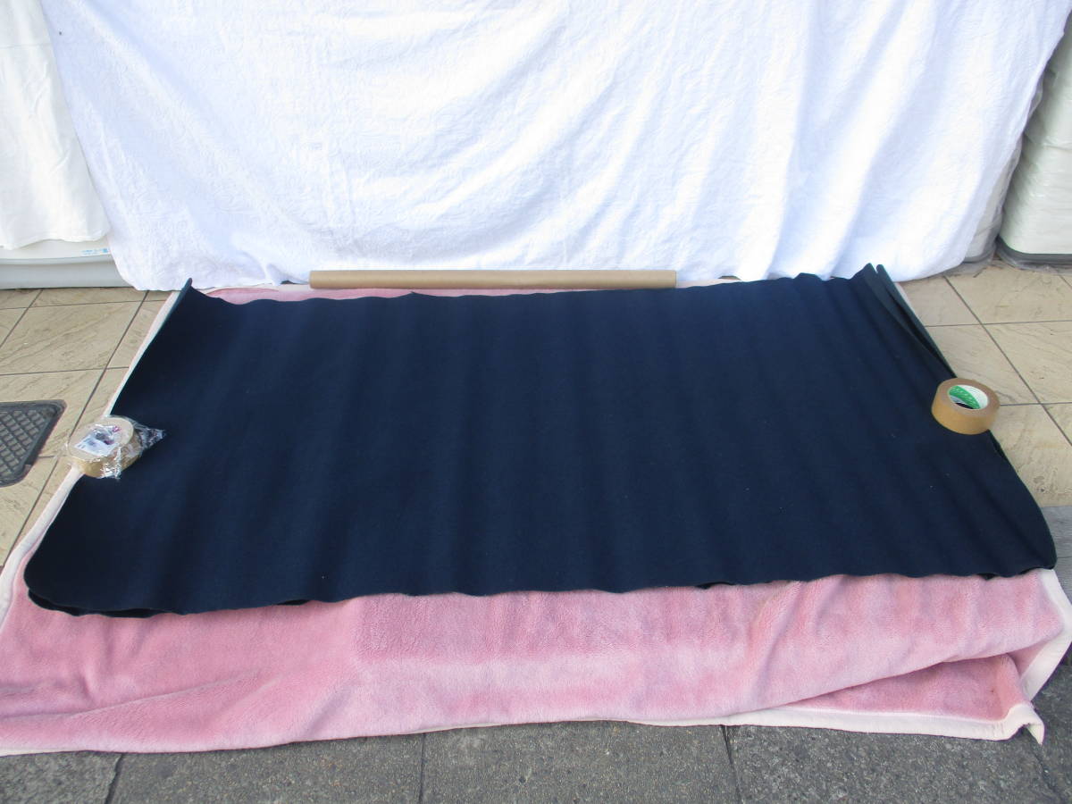 茶道具 毛氈(紺) 2枚 B 日本バイリーン フェルト 検 ハンドクラフト、手工芸 裁縫、刺繍 はぎれ、布地 フェルト生地拍卖