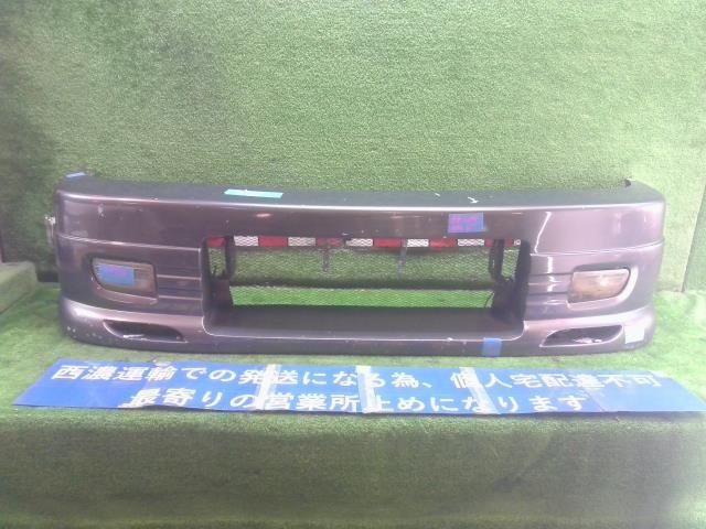 トヨタ ランドクルーザー VX-LTD 80ランクル 後期 HDJ81V 社外 フロント バンパー FRP フォグ不灯(HID加工) 再塗装 板金跡 ★大型商品★拍卖