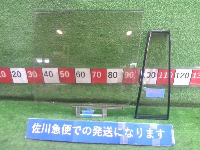 トヨタ ランドクルーザー VX-LTD 80ランクル 後期 HDJ81V 純正 左 リア ドアガラス パワーウインド・固定窓 2枚セット ブロンズガラス 擦傷拍卖