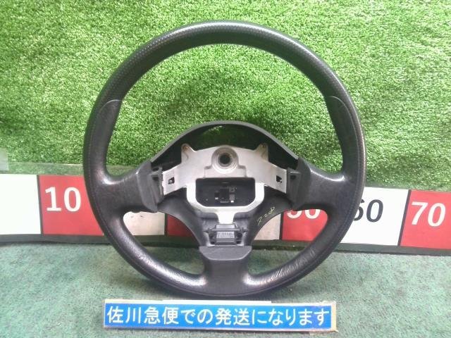 ダイハツ ミラジーノ ミニライト L700S 純正 ステアリング ホイール ハンドル SRSカバー・インフレーター欠品 擦れ少々拍卖