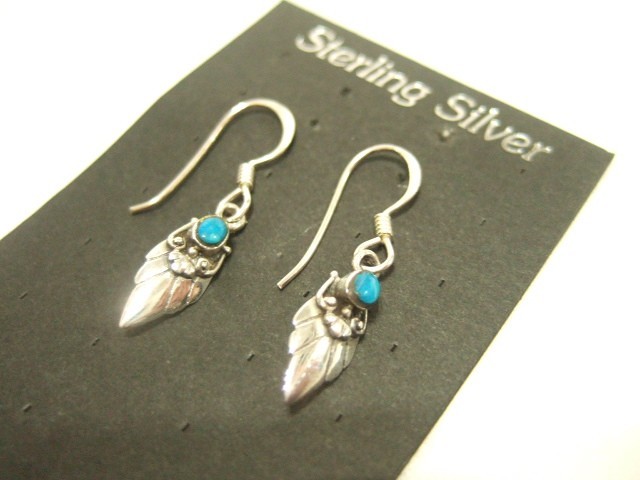 横浜最新 シルバー925SILVER♪魅惑のピアス銀の涙 ターコイズ風 メンズレディース 送料220円イヤリング5a拍卖