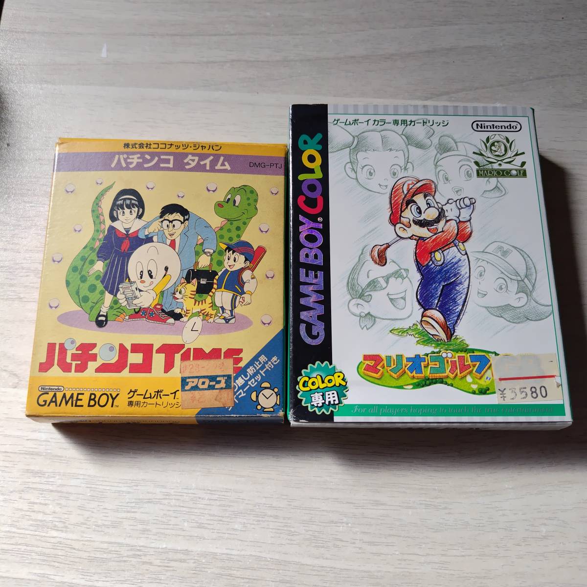 ☆ソフト無し GB マリオゴルフGB パチンコタイム  箱説のみ  何本でも同梱可☆拍卖