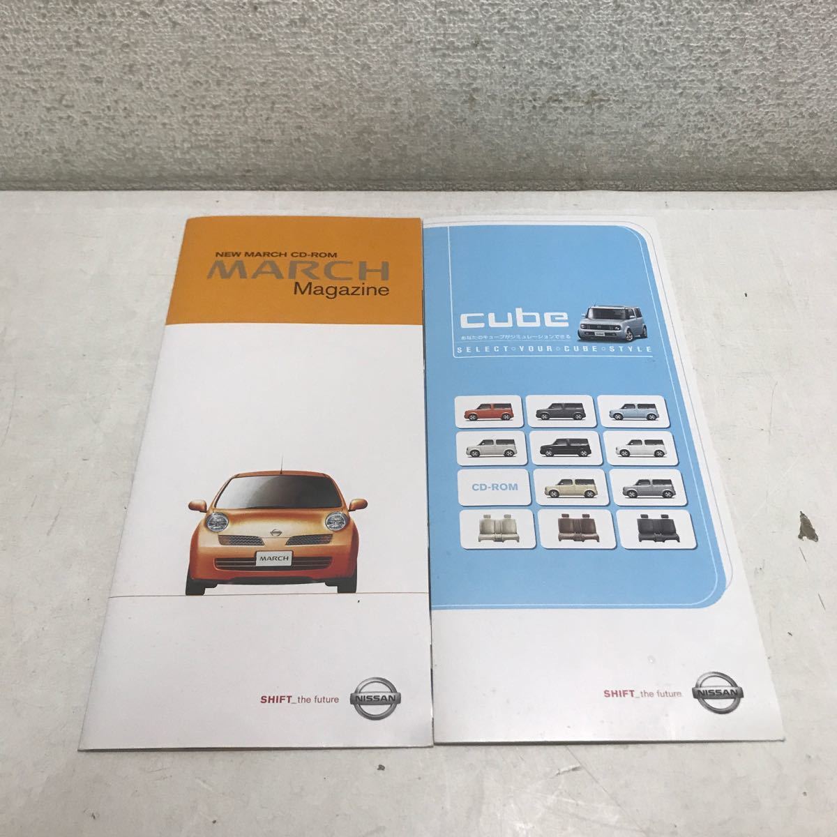 R16▲ NISSAN 本CD-ROM 2枚組 MARCH/cube マーチ/キューブ 日産自動車株式会社 ▲231117拍卖