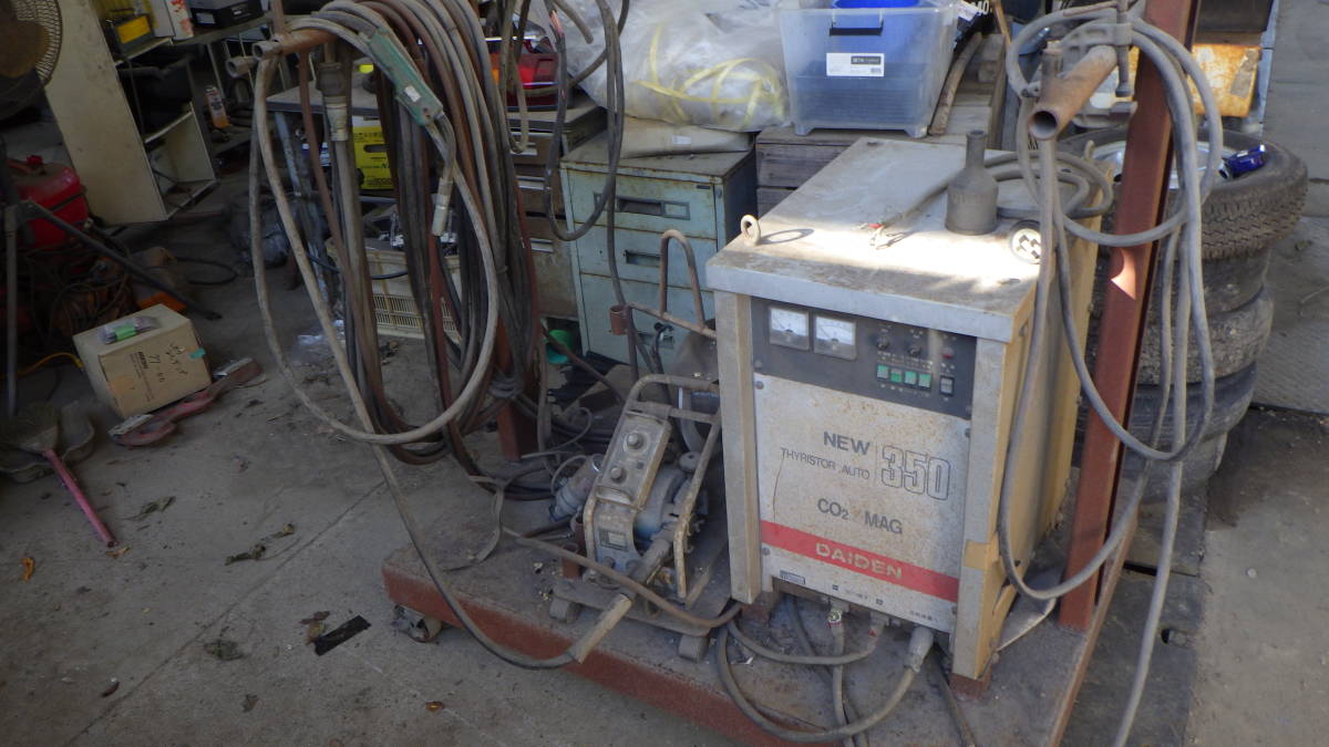 引取限定 即決! DAIDEN NEW350 CO2 MAG 土台付き拍卖