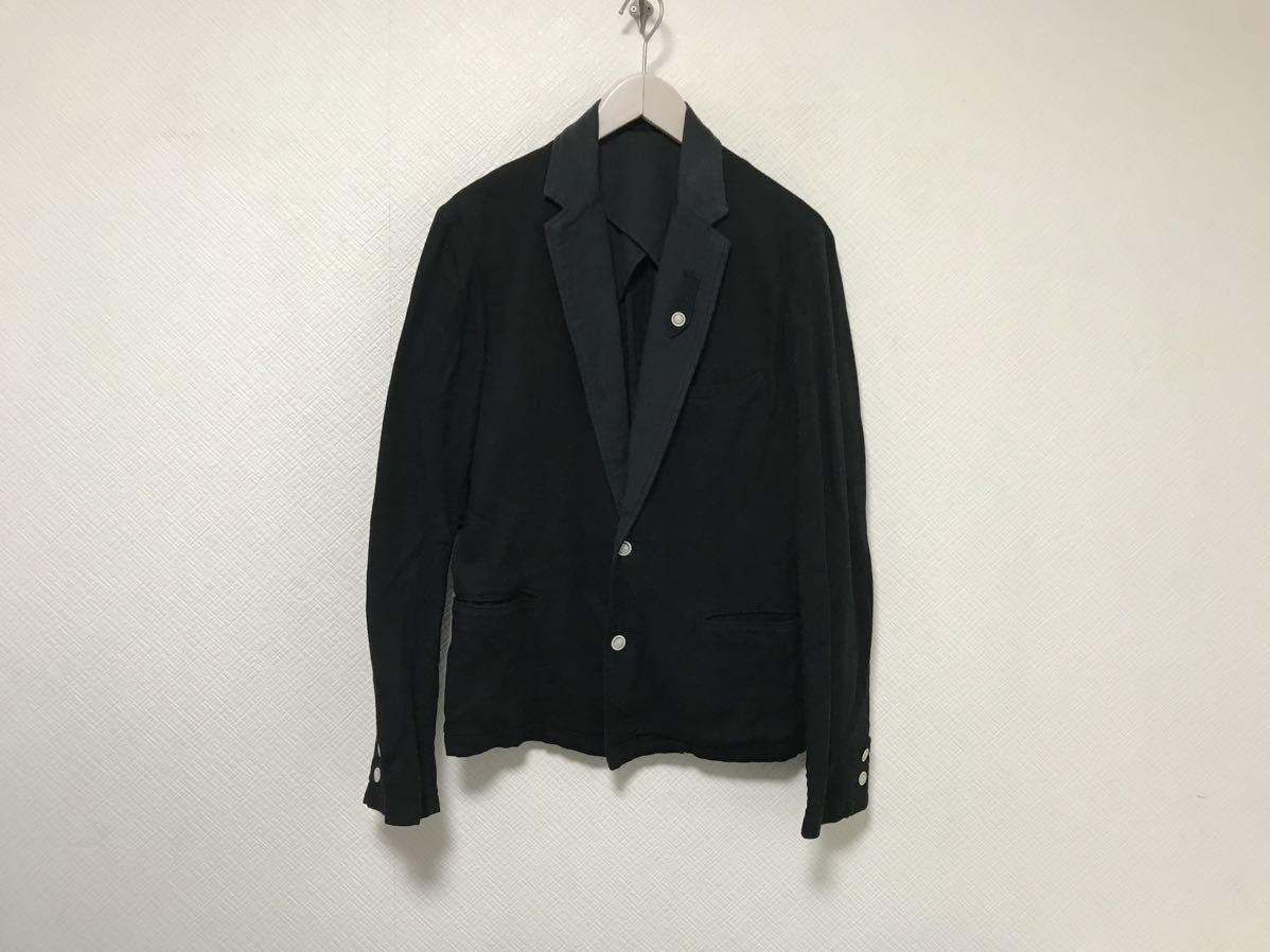 本物アメリカンラグシーAMERICANRAGCIEコットンテーラードジャケットメンズサーフミリタリーワークビジネススーツ1S黒ブラック日本製拍卖