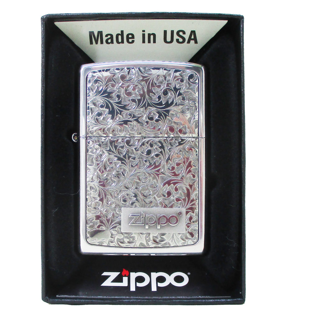 ジッポー オイルライター ペンギン 唐草 #K-8SVイブシx1個拍卖