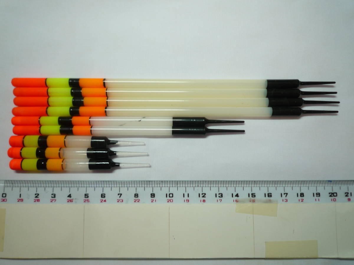 7.セル 棒浮きサイズ色々 9本セット 拍卖