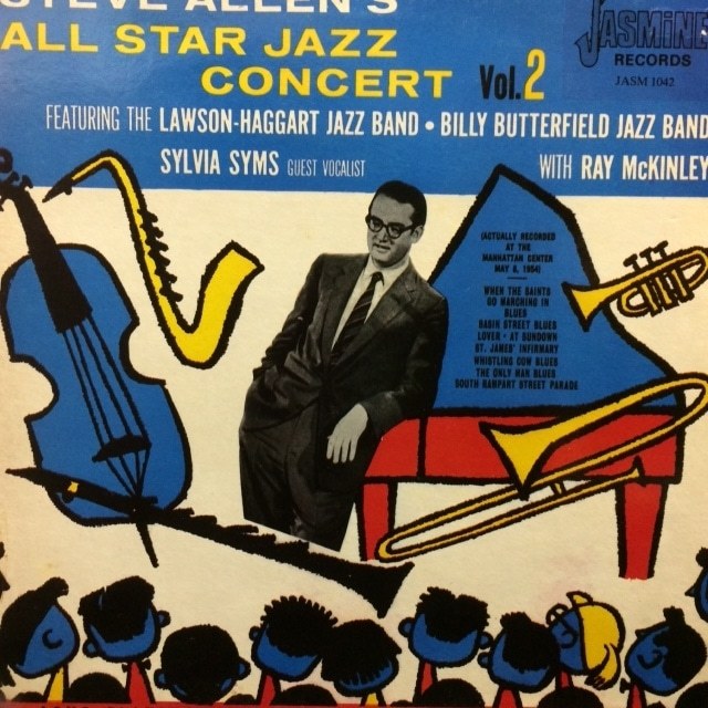Steve Allen, Lawson-Haggart Jazz Band, Billy Butterfield Jazz Band - Steve Allen's All Star Jazz Concert Volume 2(盤面極上品!)拍卖
