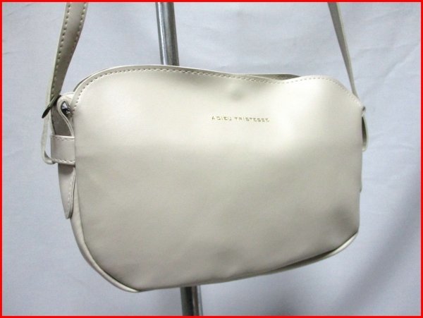 ADIEU TRISTESSE/アデュートリステス◇ショルダーバッグ ベージュ 斜め掛け W25cm拍卖