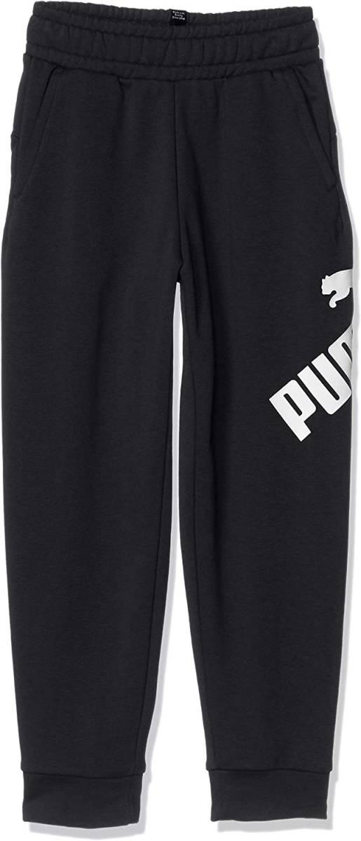 【KCM】Z-puma-40-120★展示品★【puma/プーマ】キッズ ジュニア スウェットパンツ 裏毛 582887-01 ブラック サイズ 120拍卖