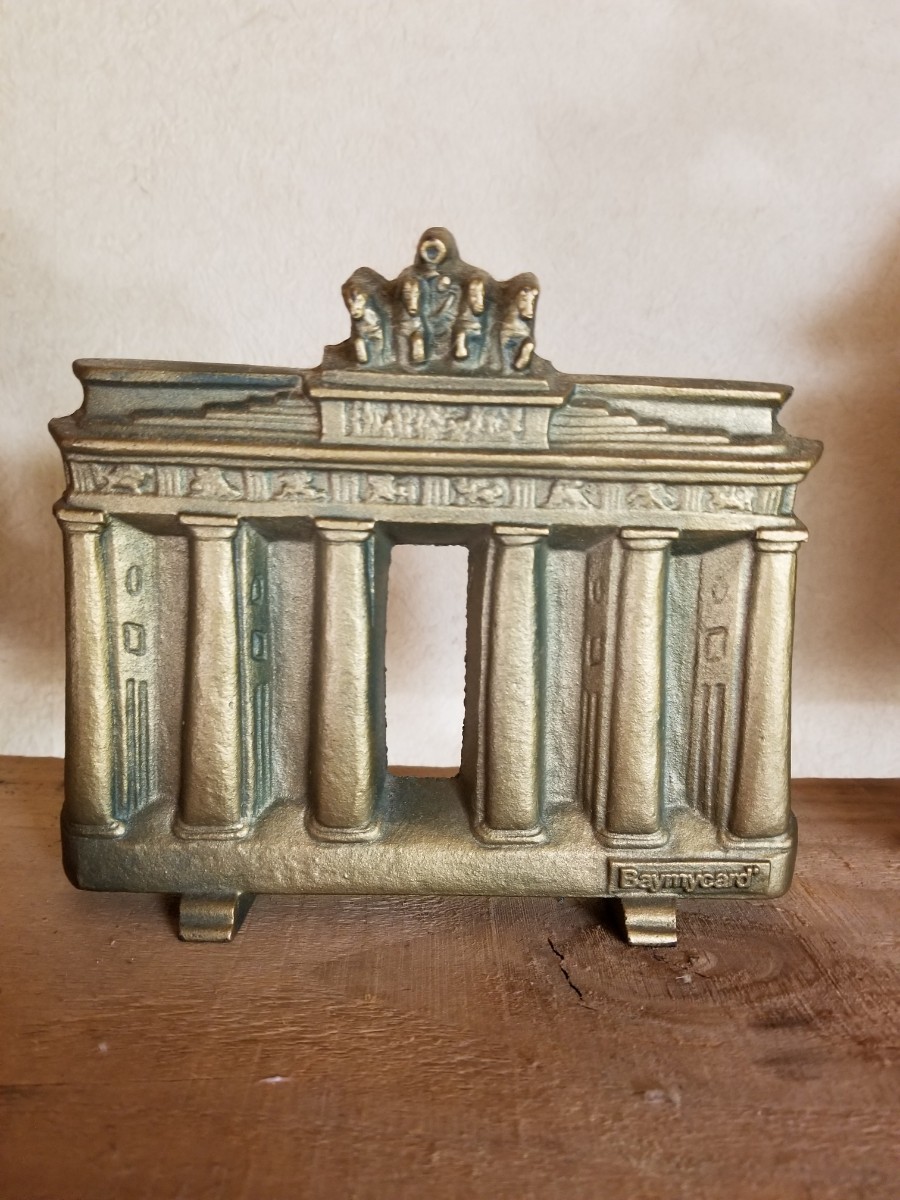 ドイツ ブランデンブルグ門 小杉三朗 彫刻家 置物 オブジェ ヴィンテージ拍卖