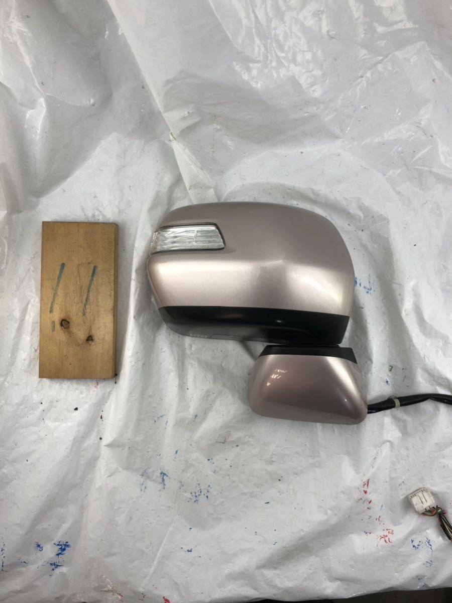 g11.56 N-BOX JF1 エヌボックス DBA-JF1 JF2 右 ドアミラー サイドミラー 9ピン 右側運転席側 R546M H26年 桃色 ピンク 拍卖