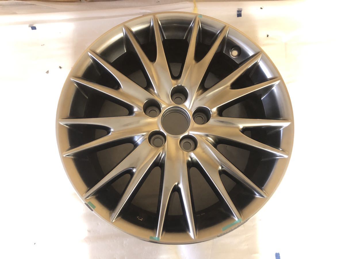 レクサス GS バージョンL 10系 後期 純正 ハイグロス 18インチ ホイール 18X8J +45 PCD114.3 5穴 (1本のみ)拍卖