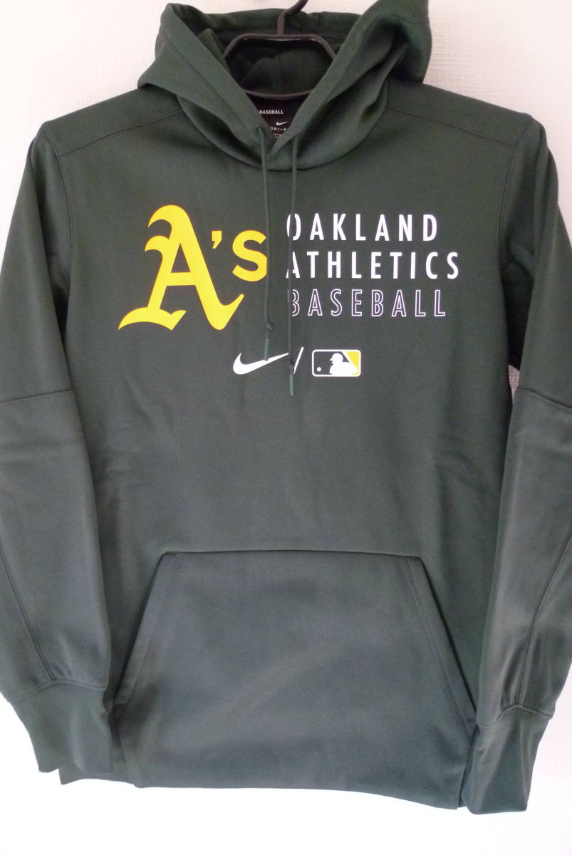 *即決* MLB オークランド・アスレチックス ナイキ オーセンティックパーカー フーディー 選手着用モデル 新品未使用拍卖