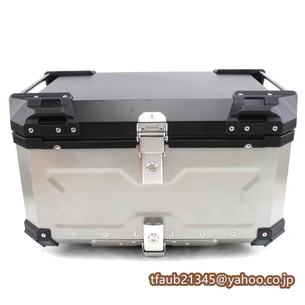 55Lオートバイ 汎用テールボックス 荷物入れ リアボックス 箱 ハコ拍卖