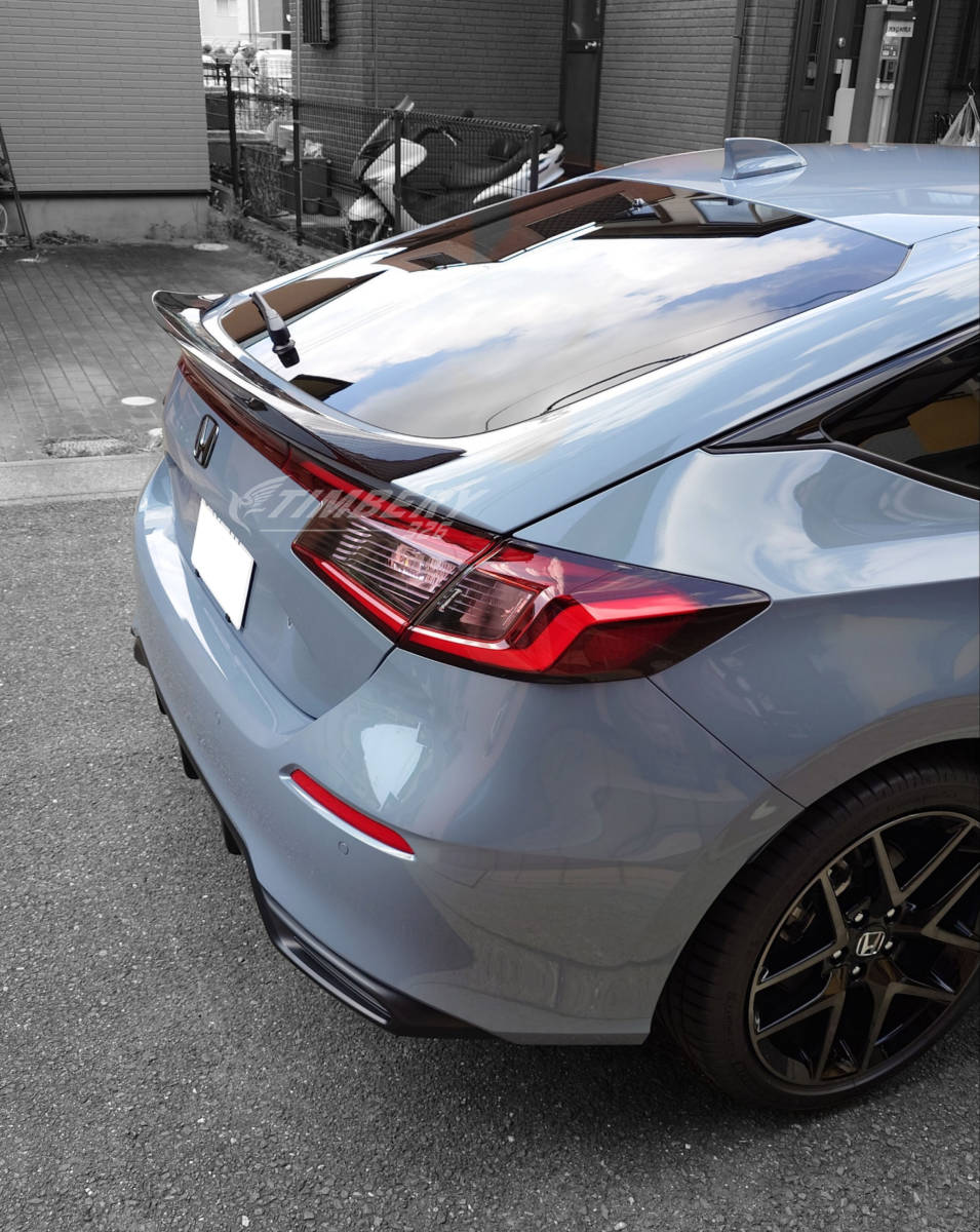 【在庫有】ホンダ シビック ハッチバック 11代目 FL1 FL4 リアトランクスポイラー リアルカーボン製 M TYPE 2021+拍卖