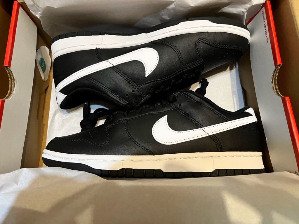 新品 28cm NIKE ナイキ DUNK LOW ダンクロー ブラック パンダ ローカット スニーカー拍卖