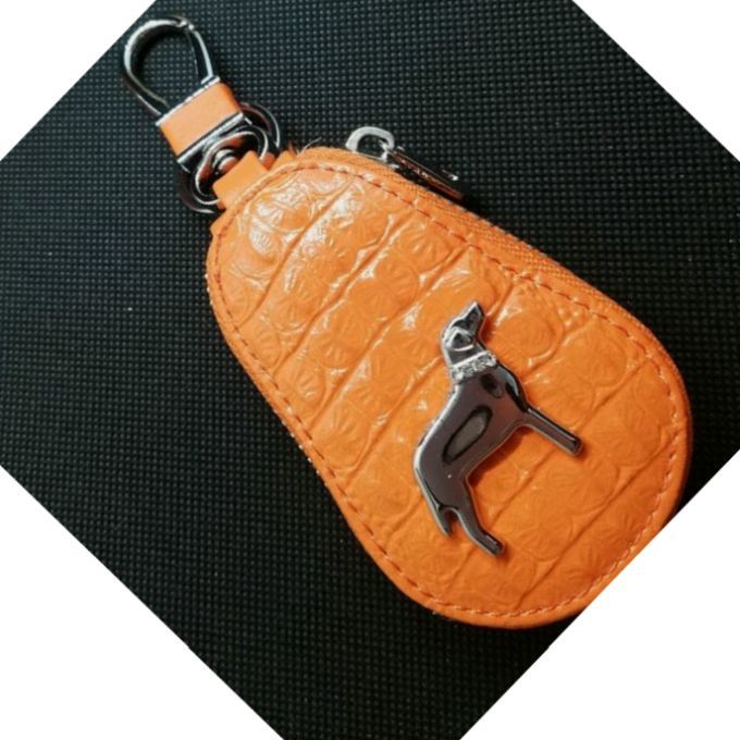 【送料無料】ゴールデン シルエット A キーケース オレンジ【新品】拍卖