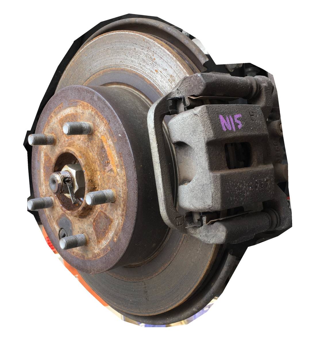 NI5 / X-trail / NT32 / MR20DD / 4WD / リア / 左 / ナックル ハブ+キャリパー / Knuckle hub拍卖