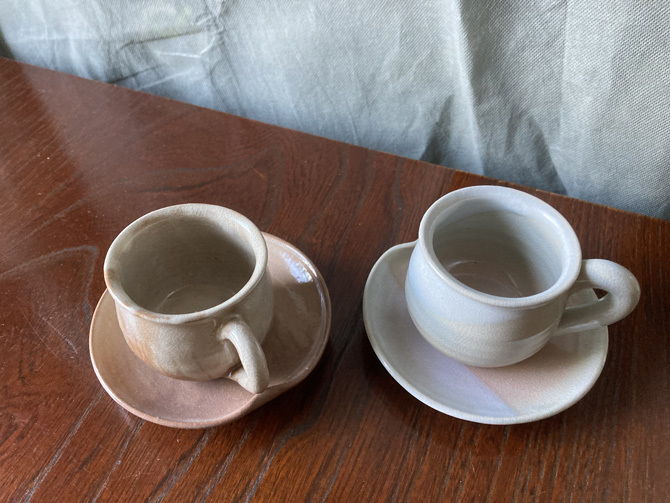 コーヒー器(デミタス)2個組① 萩焼 萩陶 924拍卖