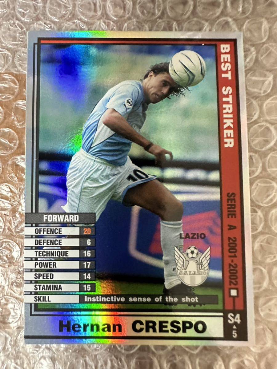 ◆WCCF 01-02 エルナン・クレスポ Hernan Crespo ラツィオ所属 Lazio Argentina BEST STRIKER◆拍卖