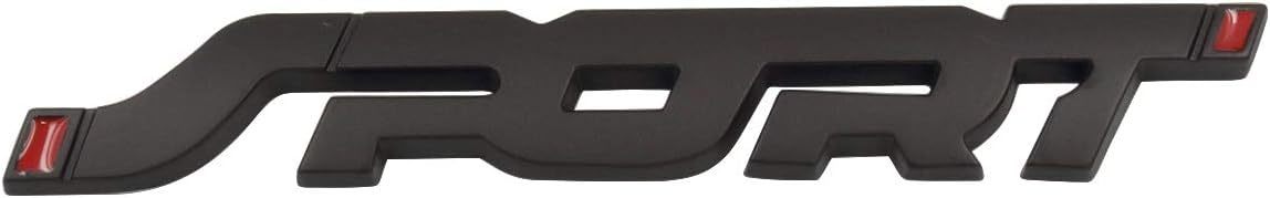 SPORT ロゴ エンブレム メタル ブラック ステッカー 外装 内装 カスタムパーツ ターボ 車 汎用品拍卖