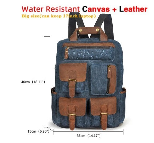 G013:男性用レザーバックパック デザイン カジュアル ファッション 頑丈 旅行 学校 大学 ラップトップ拍卖