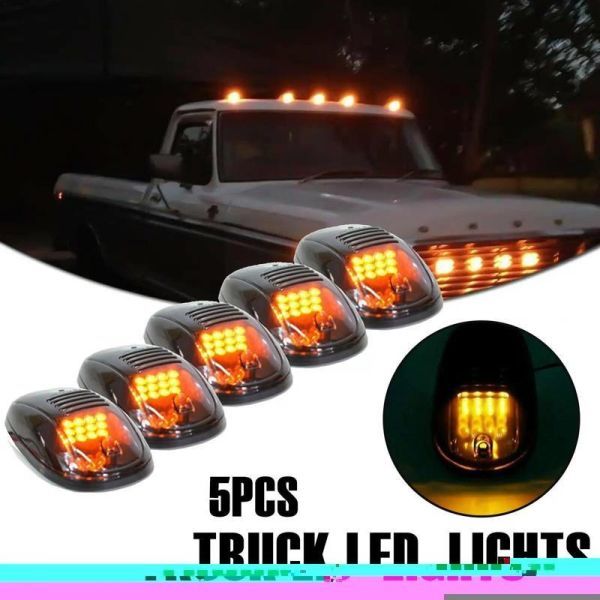 FA023:LEDカーヘッドライトランプ オーバーカーライト ブレーキライト 方向指示器 5個拍卖