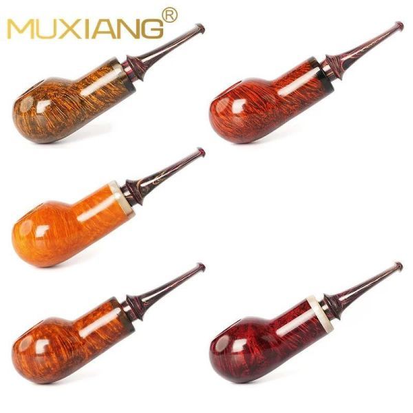 CA008:Muxiangパイナップルキャビティタバコパイプ、ヘザーウッドパイプ、大きなチャンバーを含む、二層拍卖