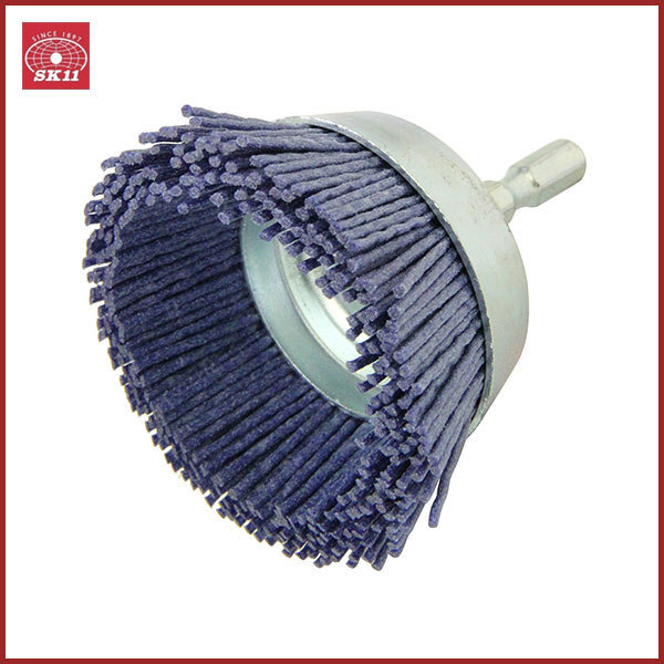 SK11 六角軸ナイロンブラシ細目 75mm #150 インパクトドライバー用拍卖